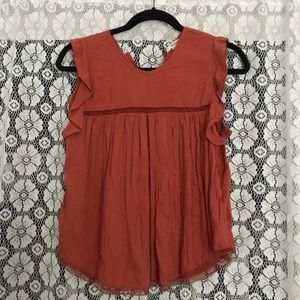 BURNT ORANGE TOP